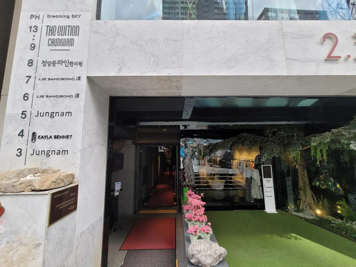 Cheongdam Beautiful Apartment New Building Edition Full Option Long Term Stay Availableapt 2룸 신축 Edition 풀옵션 장기가능